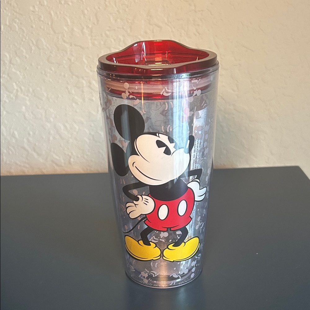 Mickey Mouse Tumbler with Red Lid
